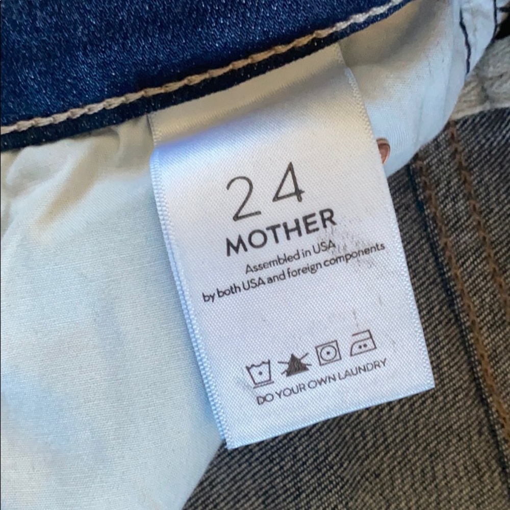 Mother The Rascal High Rise Straight Cropped Jeans - Picture 5 of 6